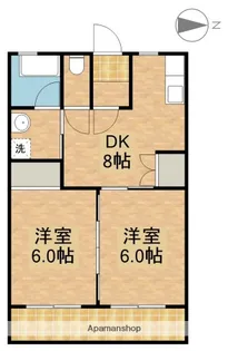 本山ビル【402号室】の間取り