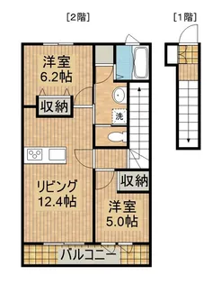 OTTO Ⅲ【7号室】の間取り