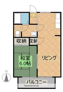 フルハウスコーポ【2階】の間取り