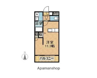 マリベールARASHIANS【1階】の間取り