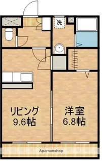 ピーチフローレ6TH【1階】の間取り