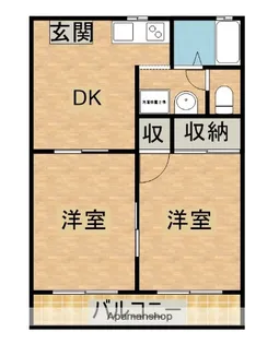 サウスポートヒルズ【2階】の間取り