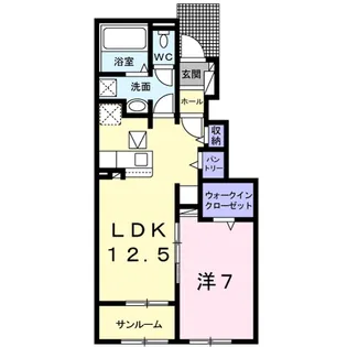 サンフラワー【1階】の間取り