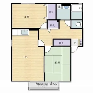 コーポBeeⅠ【202号室】の間取り