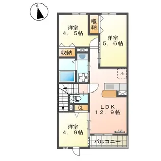 ARK Ⅱ【2階】の間取り