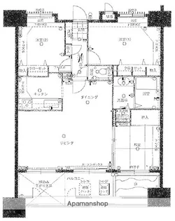 JGMヴェルデ錦本町 弐番館【6階】の間取り