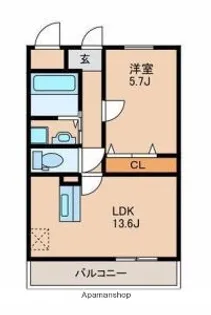 NEIGHBORS【402号室】の間取り
