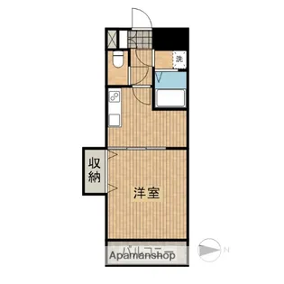 コスモマンション戸高【206号室】の間取り