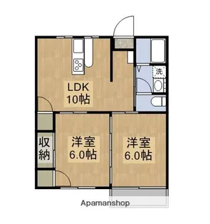 フレッシュハイツ【103号室】の間取り