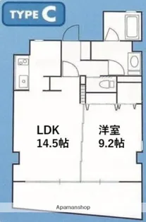 PLEJOUR原町【4階】の間取り