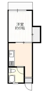 淀川マンション【4階】の間取り