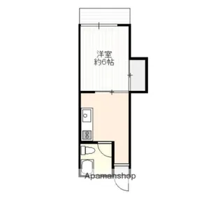 淀川マンション【105号室】の間取り