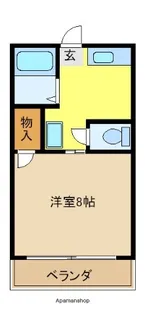 SOUTHBREEZE【2階】の間取り