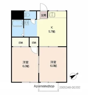 サンコーポ【2階】の間取り