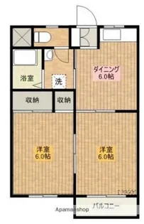 サンコーポ【202号室】の間取り