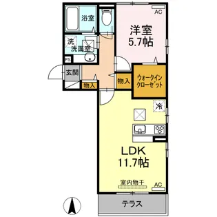 メモリーⅠ【1階】の間取り