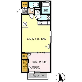 ジェネス【2階】の間取り