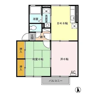 ファミール小春の里 C棟【2階】の間取り