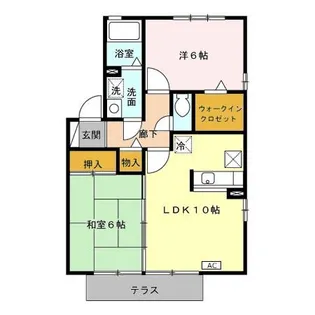 エスポワール・K A棟【1階】の間取り