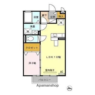 コンフォート・KM【2階】の間取り