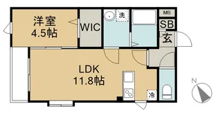 Growth Aoba【1階】の間取り