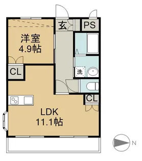 CALM FORD【1階】の間取り