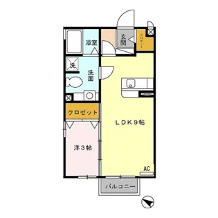 セジュールRITZ【1階】の間取り