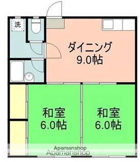 コーポラスドレミ【103号室】の間取り