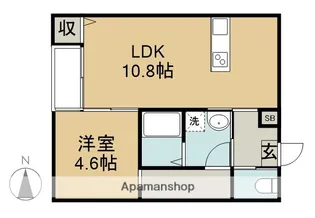 CUORE B棟【2階】の間取り