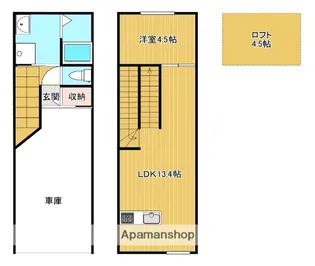 LIBRO【107号室】の間取り