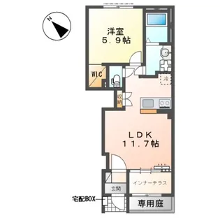 MAISON CHOU CHOU【1階】の間取り