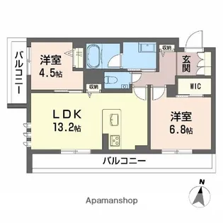 シャーメゾン神宮参道【3階】の間取り