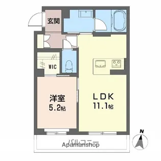 シャーメゾン神宮参道【2階】の間取り