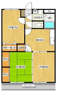 3DKの間取り画像