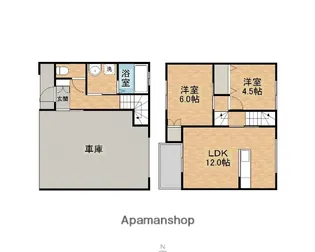 RS.アパートメント【C号室】の間取り