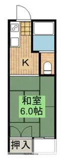 米原コーポ【202号室】の間取り