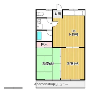 ドリームコーポ【102号室】の間取り