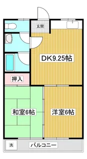 ドリームコーポ【202号室】の間取り