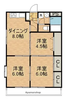 大王マンション【4階】の間取り