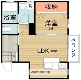 センチュリー21金田 E棟【106号室】の間取り