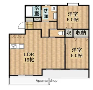 第5年見マンション【4階】の間取り