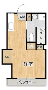 現代コーポ【103号室】の間取り