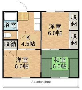 ジェネシスⅢ【305号室】の間取り