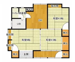 宮崎県都城市祝吉1丁目【一戸建】の間取り
