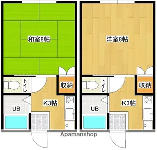 ガーデンTN Ⅰ【205号室】の間取り