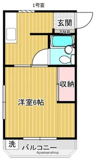 コーポ泉ヶ丘【201号室】の間取り