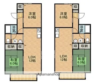 セジュールAYA【A-102号室】の間取り
