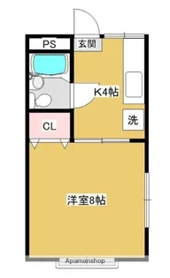 サンハイコーポ【1階】の間取り