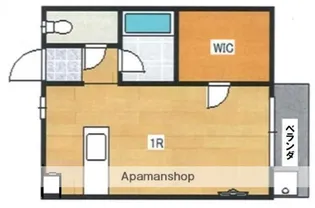 プリムベリー早鈴【101号室】の間取り