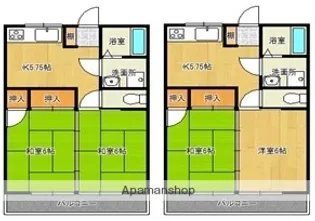 ベルハウス【201号室】の間取り